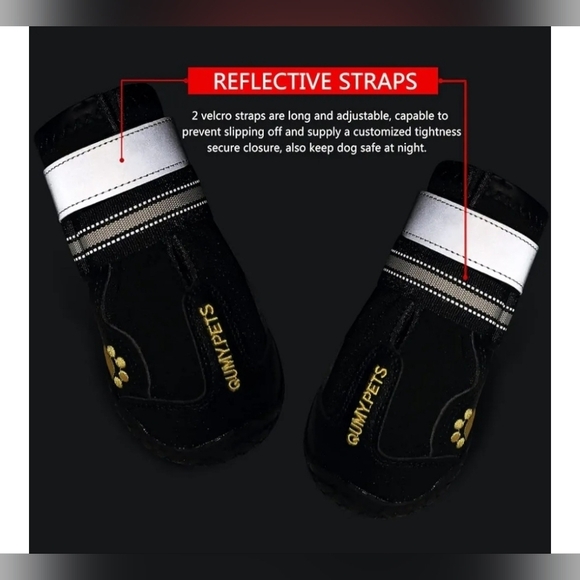 QUMY Dog Shoes #682, 1198 - Picture 3 of 10